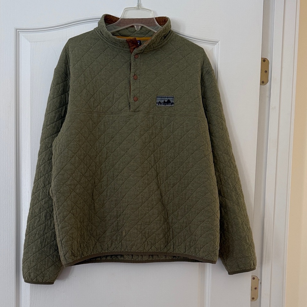 Patagonia Vintage Quilted Snap T 40th anniversary edition Pullover - Men’s XL